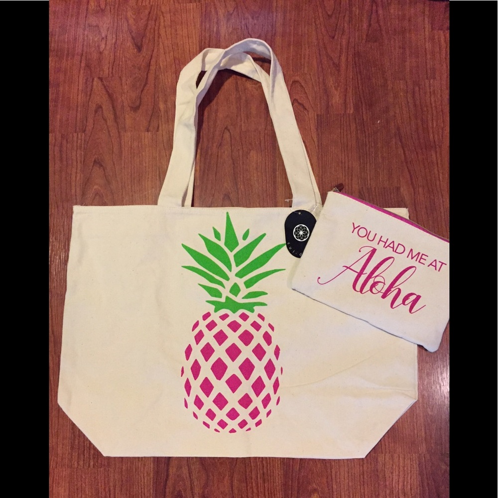 Pineapple Canvas Tote
